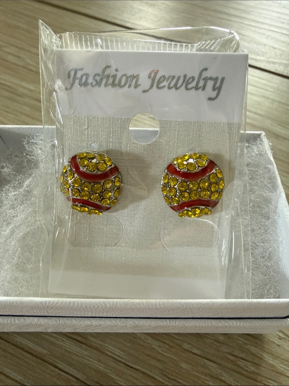 Softball Fashion Jewelry Earrings for pierced ears